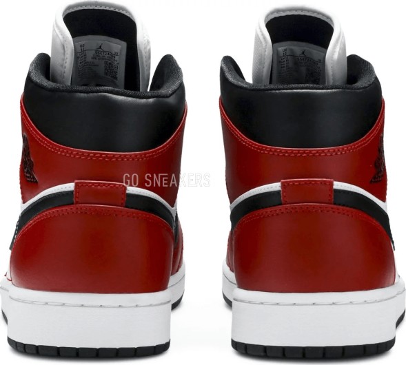 Унисекс кроссовки Nike Air Jordan 1 Mid 'Chicago Black Toe'