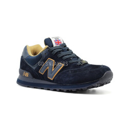 New Balance Мужские 574 Navy-yellow