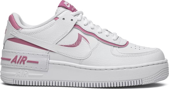 Женские кроссовки Nike Wmns Air Force 1 Shadow 'White Magic Flamingo'