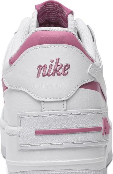 Женские кроссовки Nike Wmns Air Force 1 Shadow 'White Magic Flamingo'
