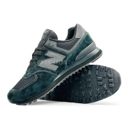 New Balance 574 Suede Dark Emerald