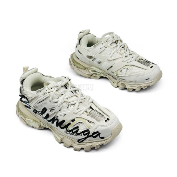 Женские кроссовки Balenciaga Track 3 Graffiti White