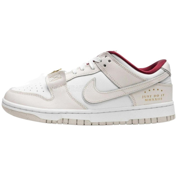 Унисекс кроссовки Nike Dunk Low SE Just Do It White Phantom