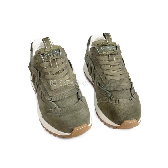 Женские кроссовки C'est Dior Suede Calfskin/Mesh Khaki