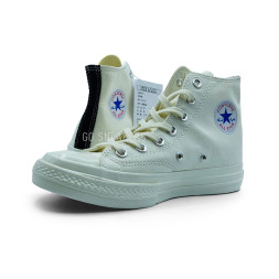 Converse X Comme Des Garcons Play White High Top